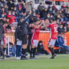 Javi Bonilla va entrar al camp contra l'Albacete per substituir a Elías Pérez al minut seixanta-un.