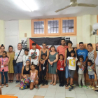 La concejala Montserrat Flores los recibió con un acto de bienvenida al Centro Cívico Mestral.