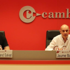 Hildelbrand Salvat, director del Radar, y Jaume Batista, vicepresidente de la Cambra, ayer.