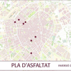 PLànol del pla d'asfatat.