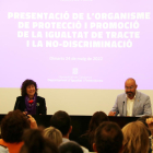 Imatge de la jornada de presentació de l'organisme de protecció i promició de la Igualtat de Tracte i la No-Discriminació.