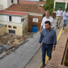 Pere Aragonès ha visitat els punts més afectats acompanyat per Pau Ricomà.