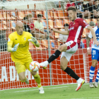 El partit de la primera volta va acabar amb la victòria del Nàstic per 2-1 amb gols de Simón i Edgar.