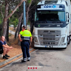 El camionar va ser detingut a l'àrea de servei de l'Hospitalet de l'Infant.