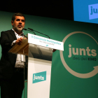 Jordi Sánchez, durant la seva intervenció al congrés celebrat a Reus.