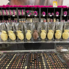 Imagen de las granadas de chocolate.
