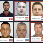 Algunes de les fitxes publicades per l'Europol per localitzar els delinqüents més buscats.