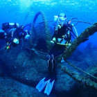 Imatge d'una immersió al Parc Subaquàtic gestionat per la SES de Tarragona.