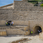 Imagen de archivo de las gradas del Anfiteatro, cerrado desde hace 4 meses.