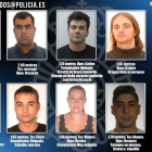 Imagen de los 10 fugitivos.