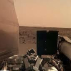 La sonda InSight, en la superficie de Marte.