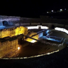 Els antics elements de llum de l'Amfiteatre es van renovar pels led l'abril passat.