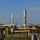 Imagen de archivo de una planta de procesamiento de gas natural.