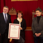 Montserrat Nadal amb el diploma.