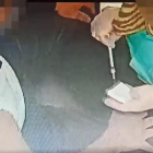 Imagen de uno de los vídeos de la investigación a la enfermera.