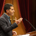 El portaveu del grup parlamentari de Cs, Nacho Martín, durant el debat al ple.