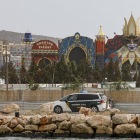 Imagen tomada desde el exterior del recinto del escenario principal del Festival Medusa de Cullera