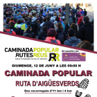 La caminata popular de Aigüesverds vuelve este domingo a Reus