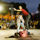 Imatge d'un espectacle del Danseu Festival a Les Piles.