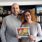 J.C. Gil i Rosana Andreu, il·lustrador i autora.