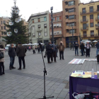 Pensionistas y jubilados concentrados en la plaza Corsini, en una imagen de archivo.