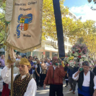 La Asociación Cultural Aragonesa de Salou ha devuelto a la Virgen del Pilar a la sede después de la misa.
