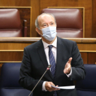 El exministro de Justicia, Juan Carlos Campo, en el 2021 en el Congreso de los Diputados.