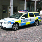 Imagen de un vehículo de la policía sueca.
