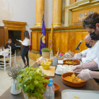 Un moment de la presentació de l'opuscle dels natzarens.