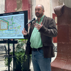 Xavier Puig, consejero de Territorio y Sostenibilidad del Ayuntamiento de Tarragona, en la rueda de prensa para explicar el documento del Avance del Plan de Ordenación Urbanística Municipal.