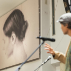 Es pot fer una lectura musical del mural de Lluc Queralt, una al·legoria sobre la dansa i el silenci.