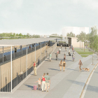 Imagen virtual del posible aspecto de la nueva estación Reus-Bellisens.