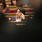 El diputado de Junts Francesc de Dalmases, en el pleno del Parlament.