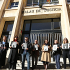 Imatge d'arxiu de la concentració dels lletrats de l'administració de justícia de Tarragona el passat novembre.