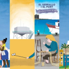 Imatge del quart quadríptic de la sèrie «Tarragona en família» protagonitzat per El Serrallo i el Port.