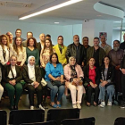 Imagen de la visita de la comunidad marroquí al Consulado General ubicado en Tarragona.