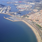 Imagen aérea del Puerto de Tarragona.