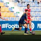 Un error de Francesc Fullana en medio del campo provocó que el Nàstic marcase el gol el sábado.