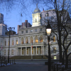 Imatge d'arxiu de l'edifici central de l'Ajuntament de Nova York.