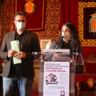 Imagen de archivo de la consellera Eva Miguel durante la presentación de las ayudas para la rehabilitación de pisos.