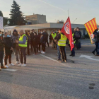 Concentración de los trabajadores de Covestro en Tarragona.