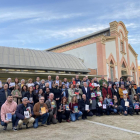 Foto de familia dels autors locals que han participat a la trobada a Reus.