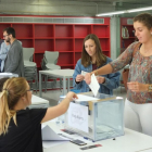 Votacions al Campus Bellissens de les darreres eleccions a rector o rectora, l'any 2018.