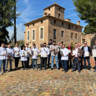 Foto de família de la presentació Jornades de l'Arròs Ganxet.