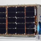 Imatge del Menut, el segon nanosatèl·lit català llançat a l'espai.