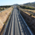 Xarxa ferroviària del corredor del mediterrani al seu pas per Vandellòs - Hospitalet de l'Infant.