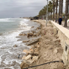 Imagen actual de la zona norte de la playa Larga de Rueda de berà.