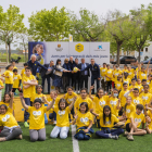 Joan Laporta y Jordi Cruyff inauguran el Cruyff Court Constantí