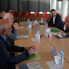 Reunión de Vilagrà con la Associació Vegueria Pro-Penedès.