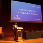 Imatge de l'acte de presentació de l'agenda digital dels municipis de Catalunya.